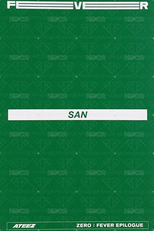 FEVER Epilogue 專輯卡 Diary ver. Limited 背面
