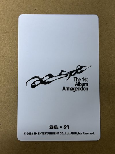 （瑕）aespa NingNing 寧寧 正規一 QQ音樂 星光卡 二星寧