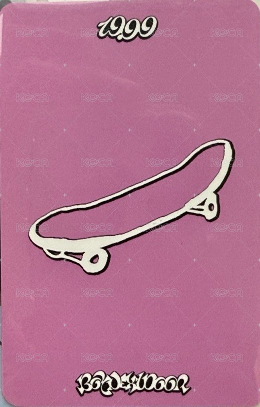 19.99 打歌卡 Dangerous 先行曲 背面