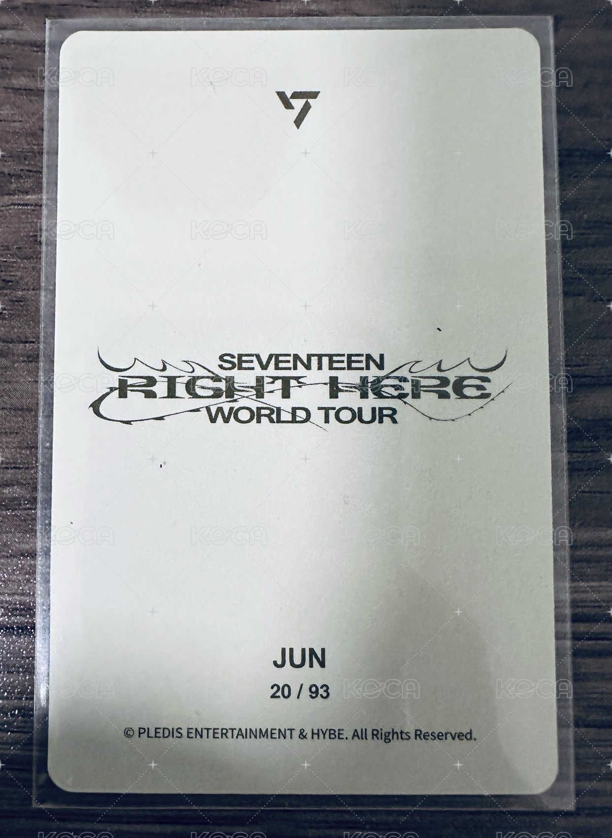 RIGHT HERE 隨機卡 卡包卡 背面