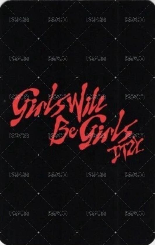 GWBG mk 預售 特典卡  背面