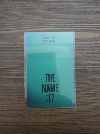 THE NAME 雜誌卡 黑ver. 榮