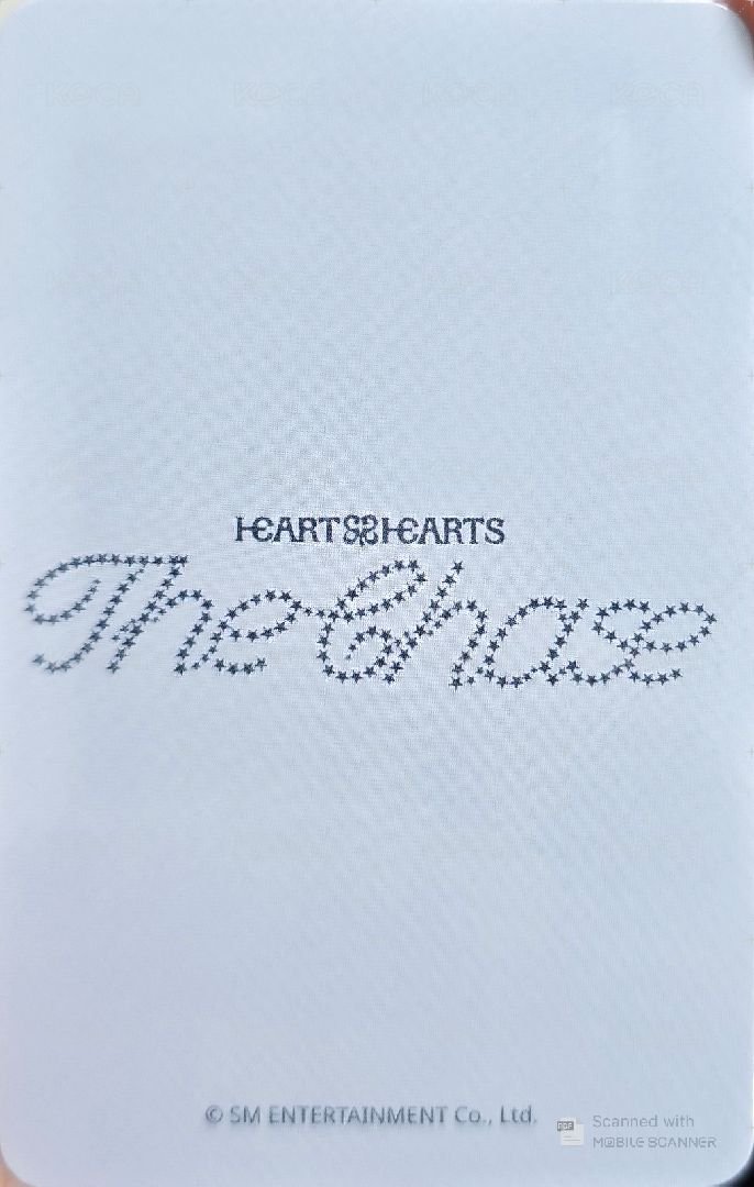 單一 am 簽售卡  背面