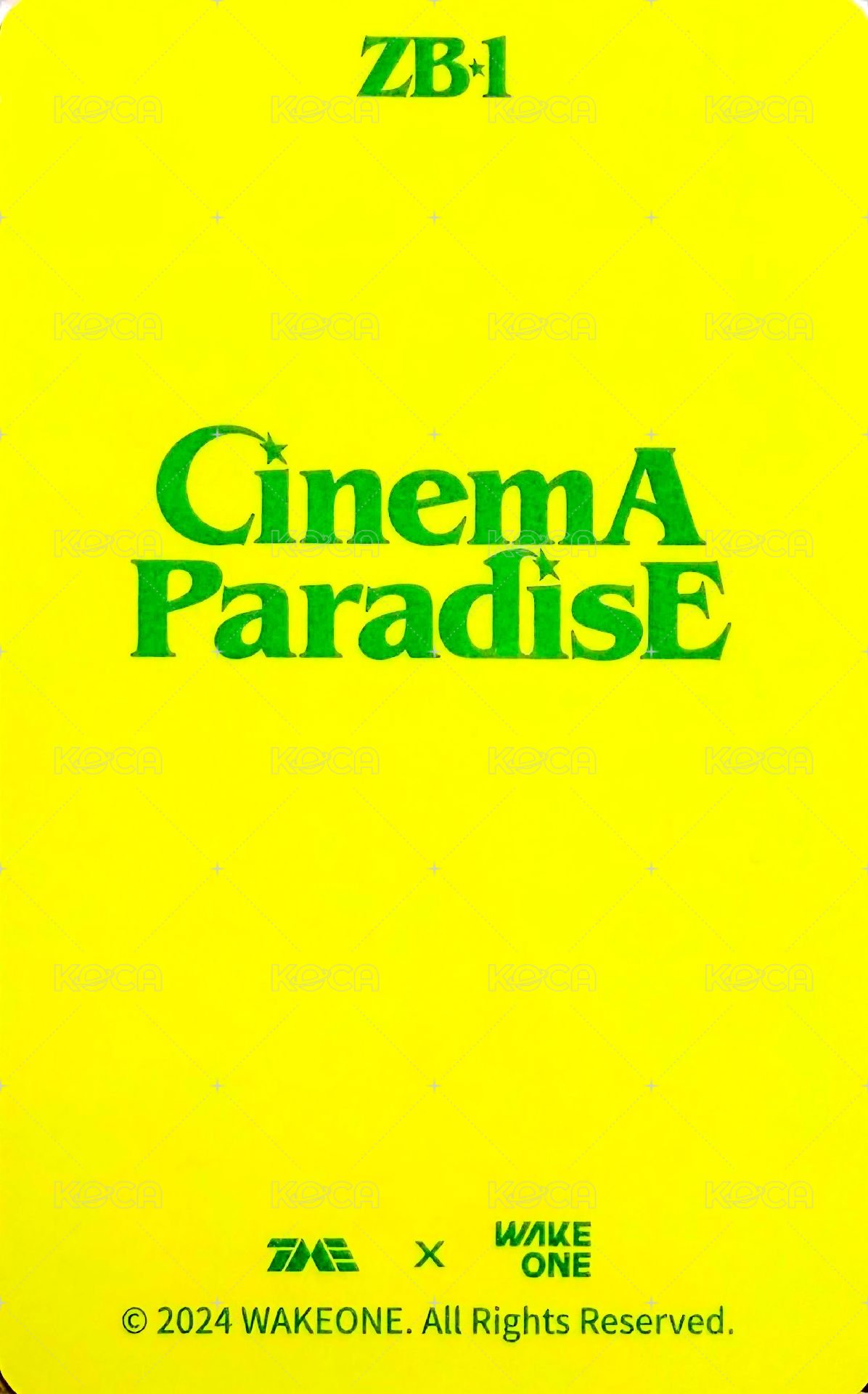 迷四 QQ音樂 星光卡 二星卡 背面