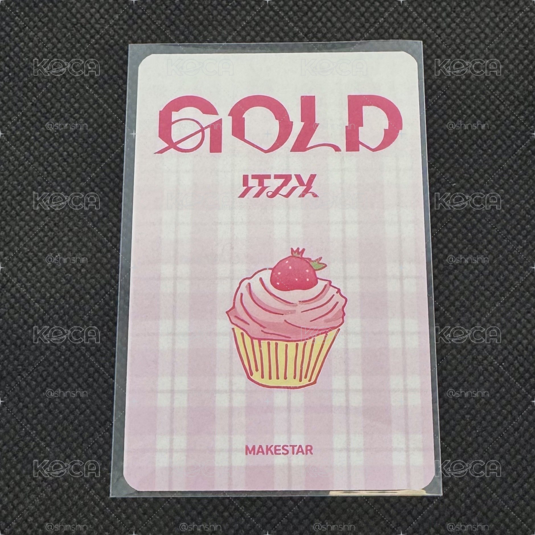 GOLD MS 烘焙 彩領 手繪卡背