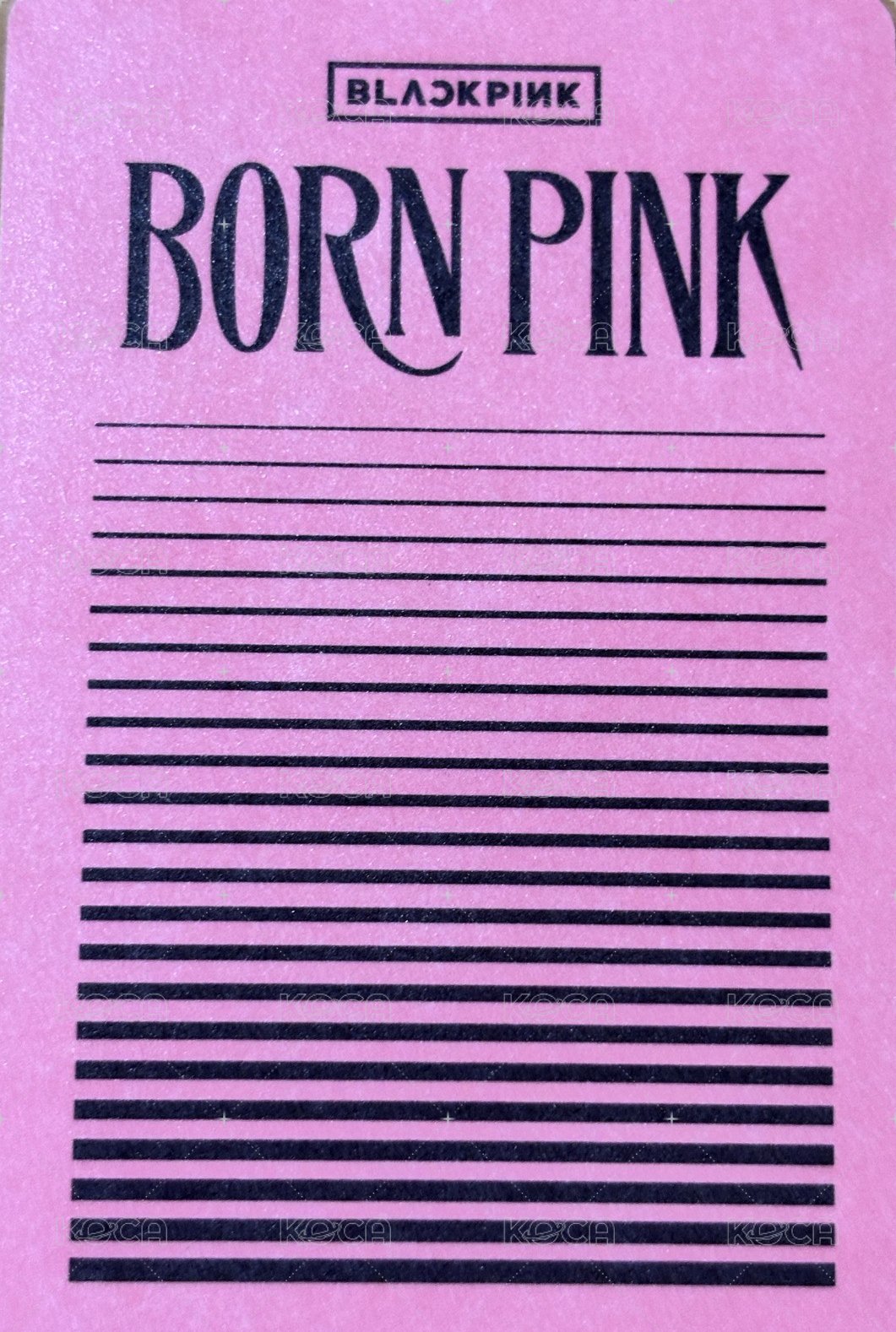 2巡 周邊卡 歌詞卡 背面