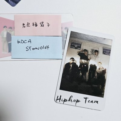 MINI4 專輯卡 ｜HIPHOP TEAM