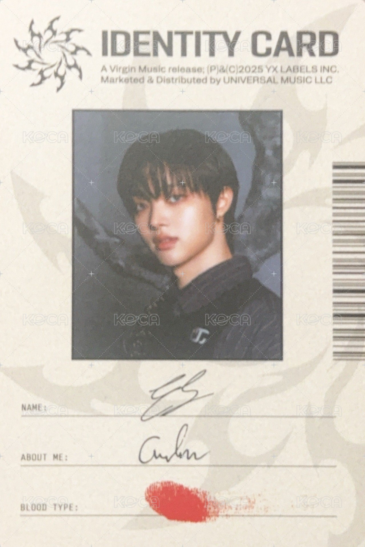 Go in Blind (月狼) 專輯卡 ID card 正面