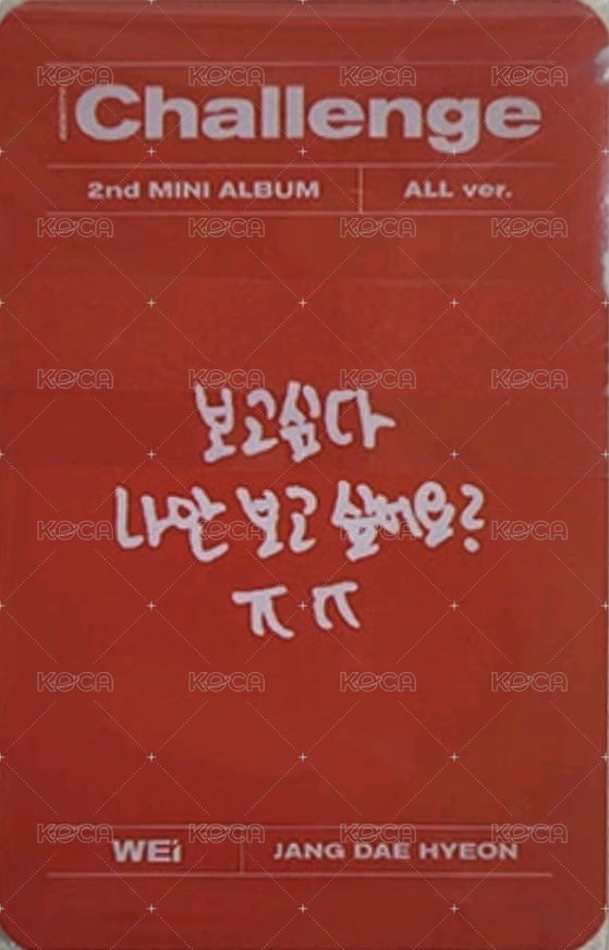 迷你二輯 專輯卡  背面