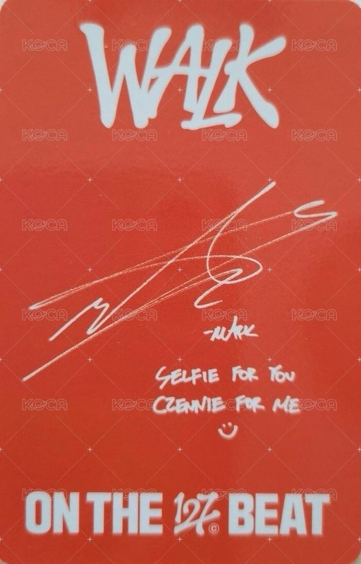 WALK 專輯卡 Podcast Ver. 背面