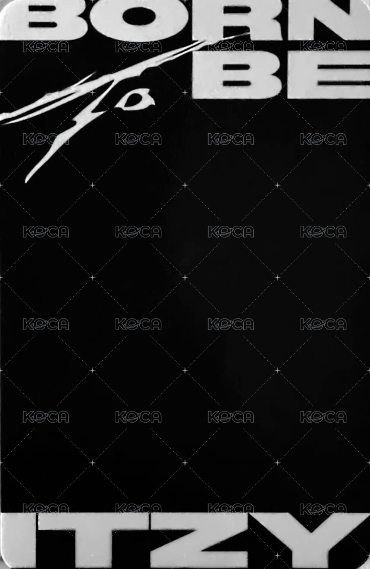 BORN TO BE 專輯卡 限量版 背面