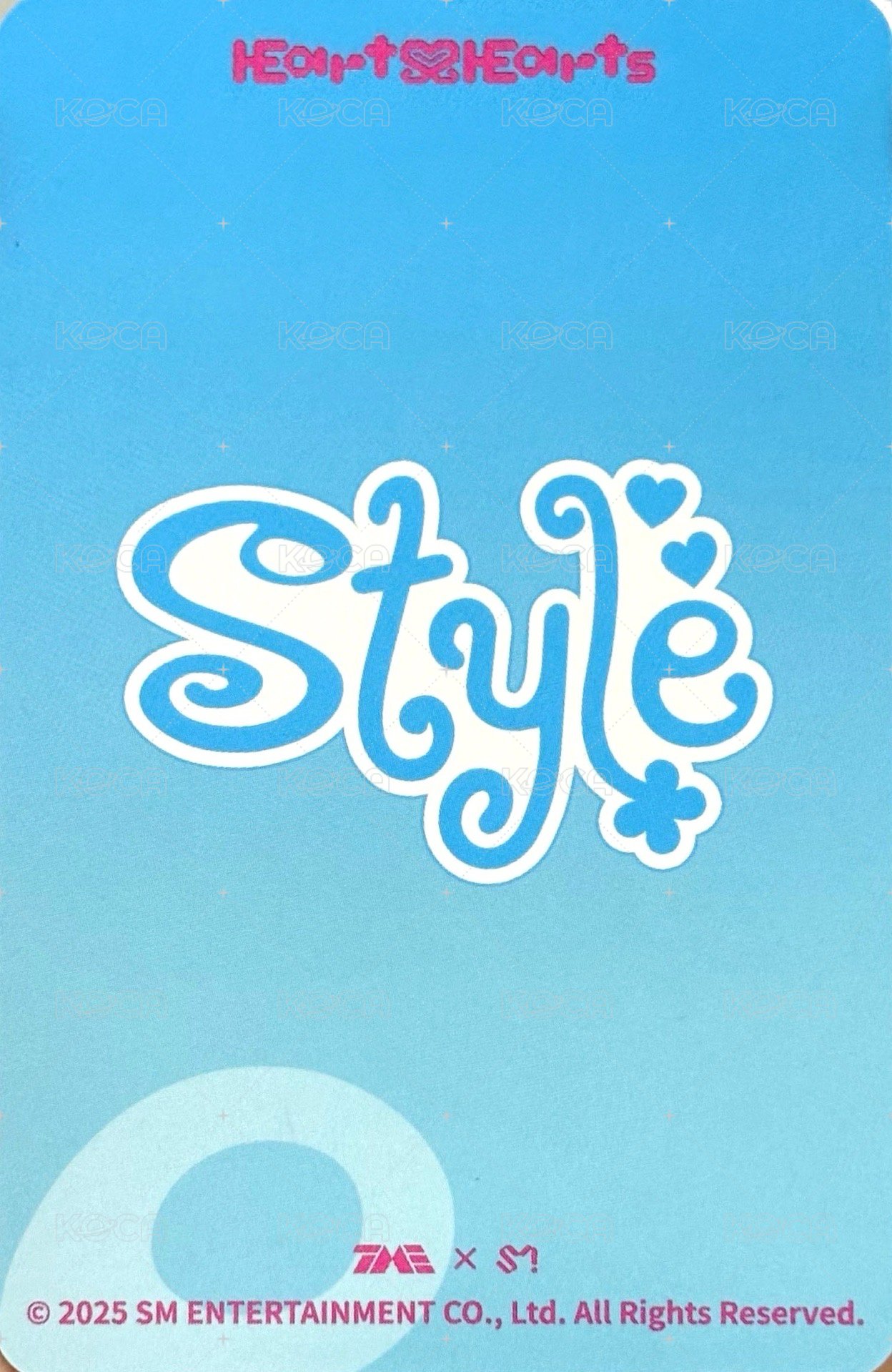 數單一 星光卡 一星 背面