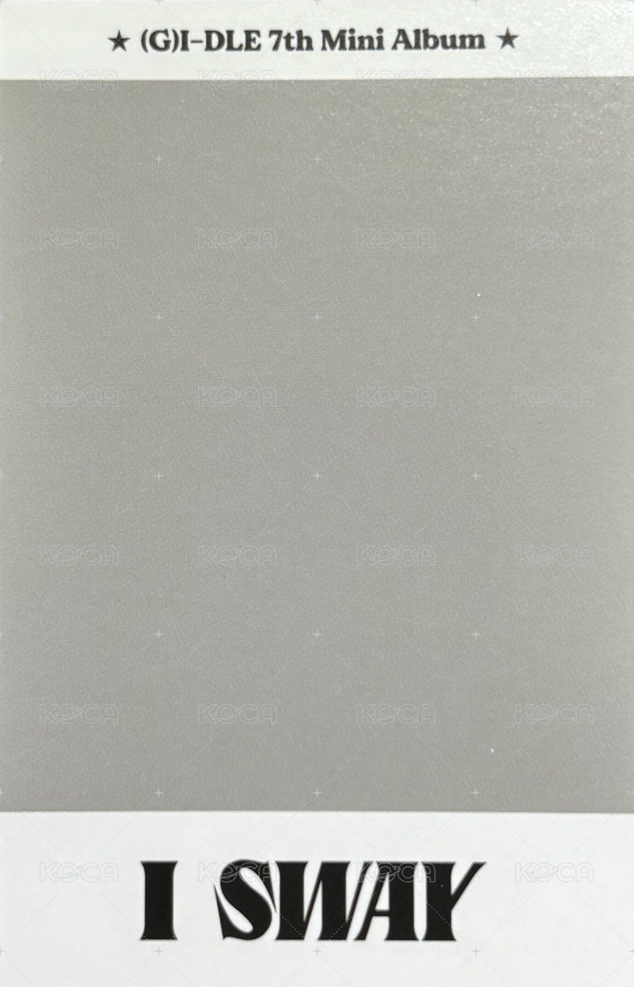 I SWAY sr 1.0 幸運卡 妮拍 背面