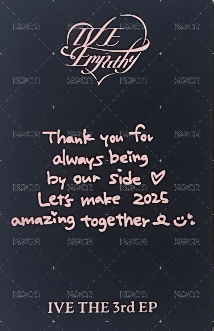IVE EMPATHY 專輯卡 美網 背面