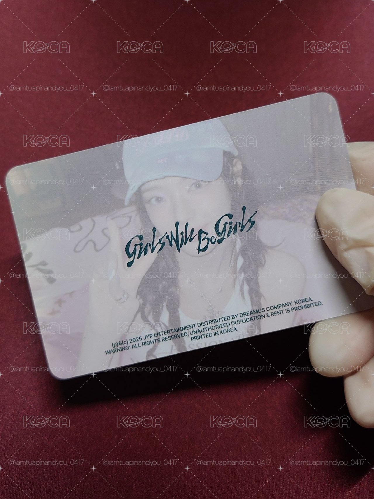 ITZY 迷你10輯 girls will be girls GWBG 專卡 粒 lia