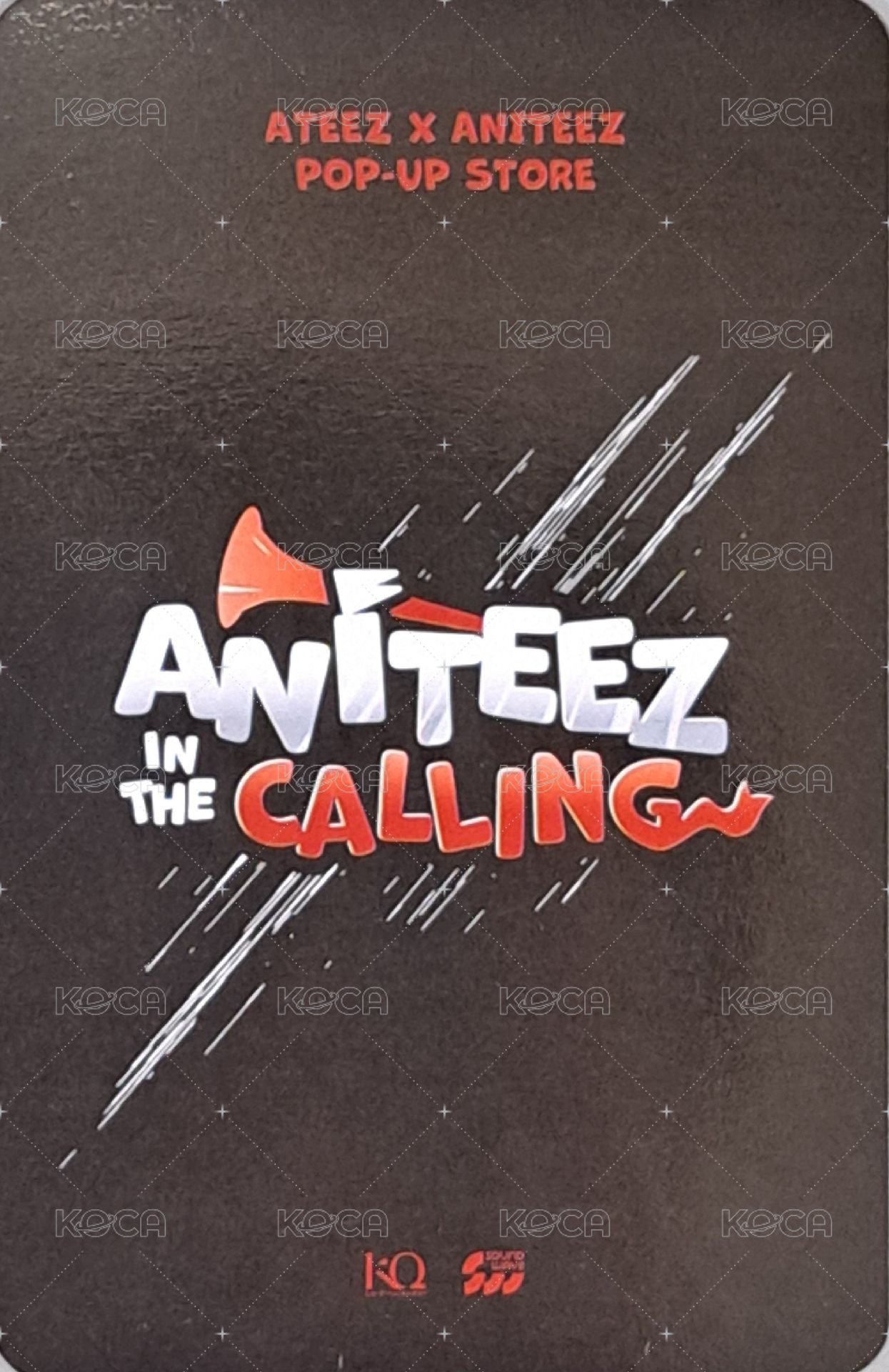 ANITEEZ IN THE CALLING 滿額卡 5萬滿額 背面