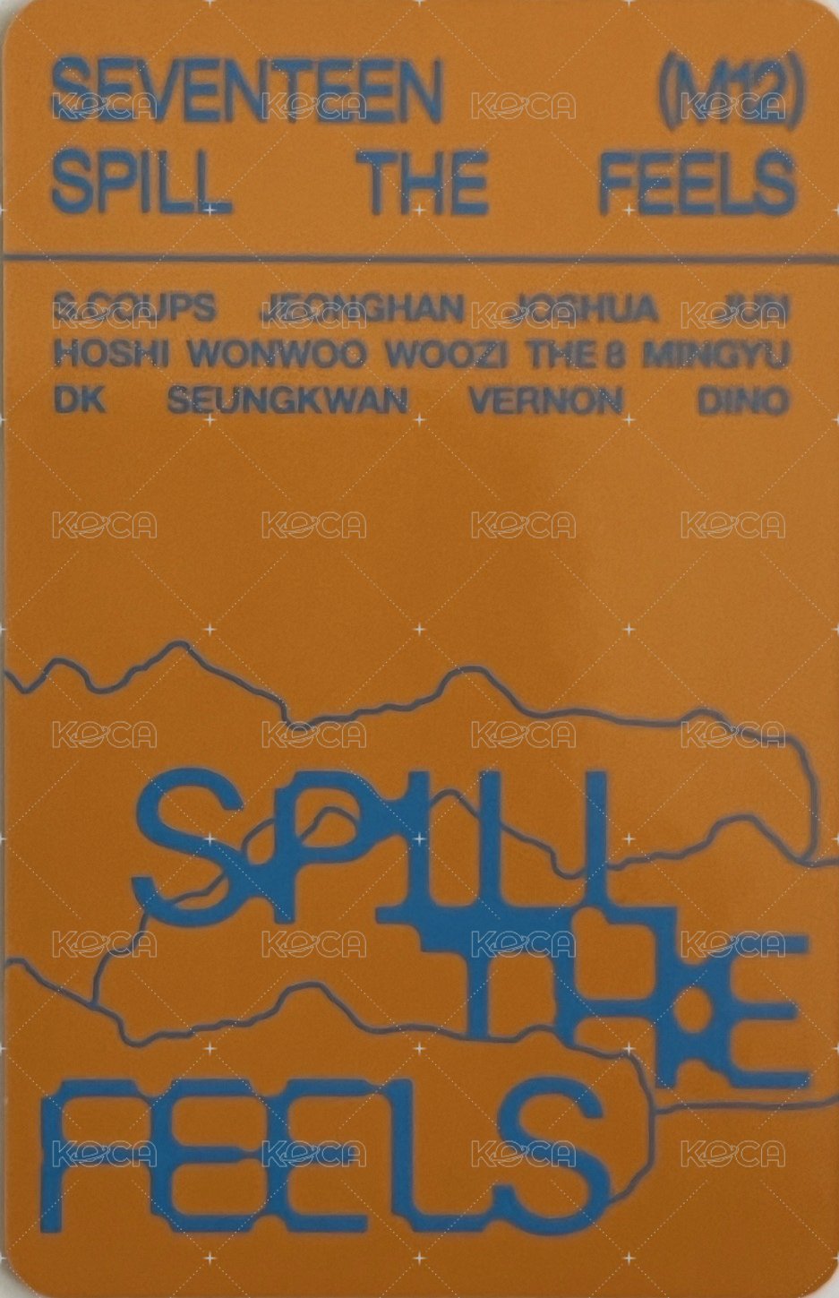 MINI12 專輯卡 FEEL YOU ver. 背面