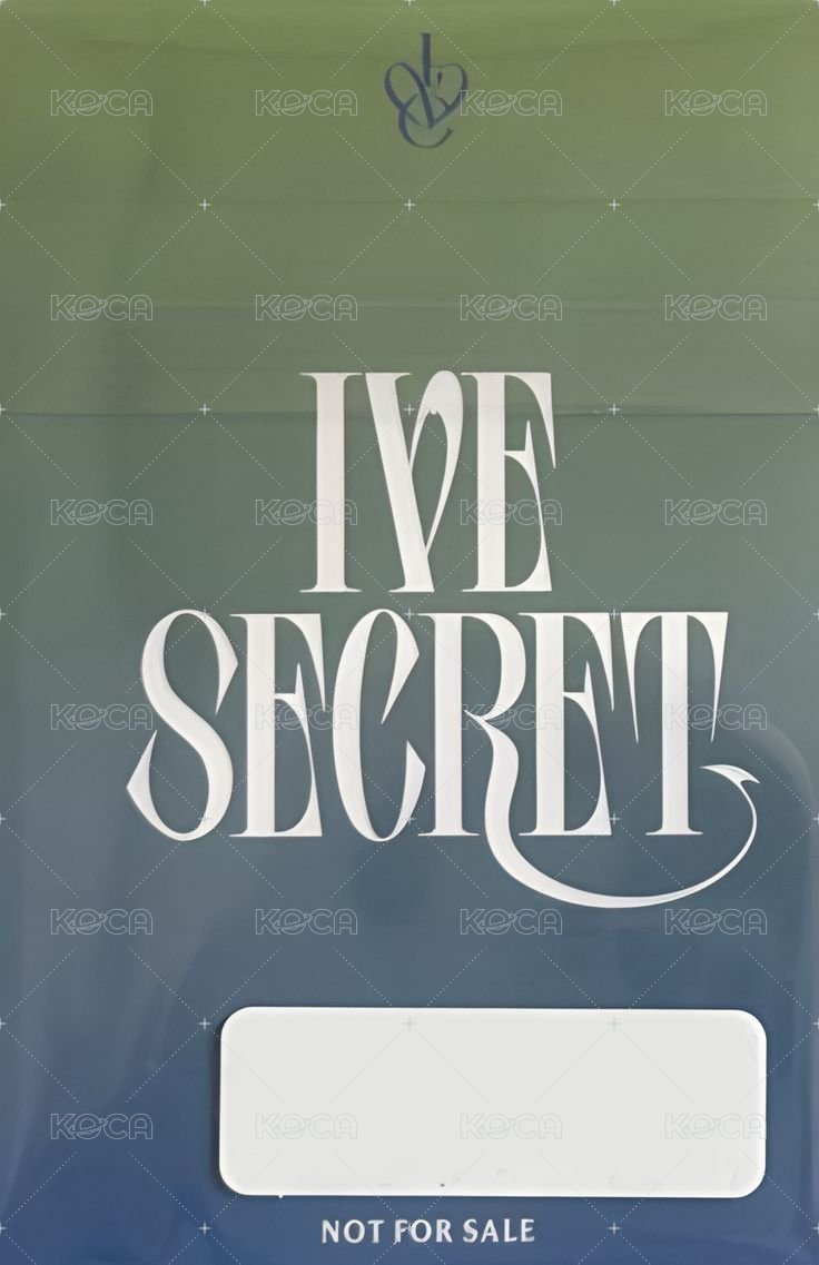 IVE SECRET as 特典卡  背面