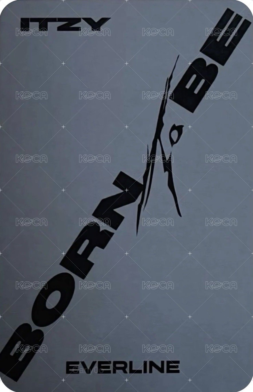 BORN TO BE el 3.0 簽售卡  背面