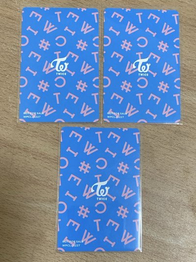 #TWICE 日專專卡 復刻版 桃紗瑜三張一起