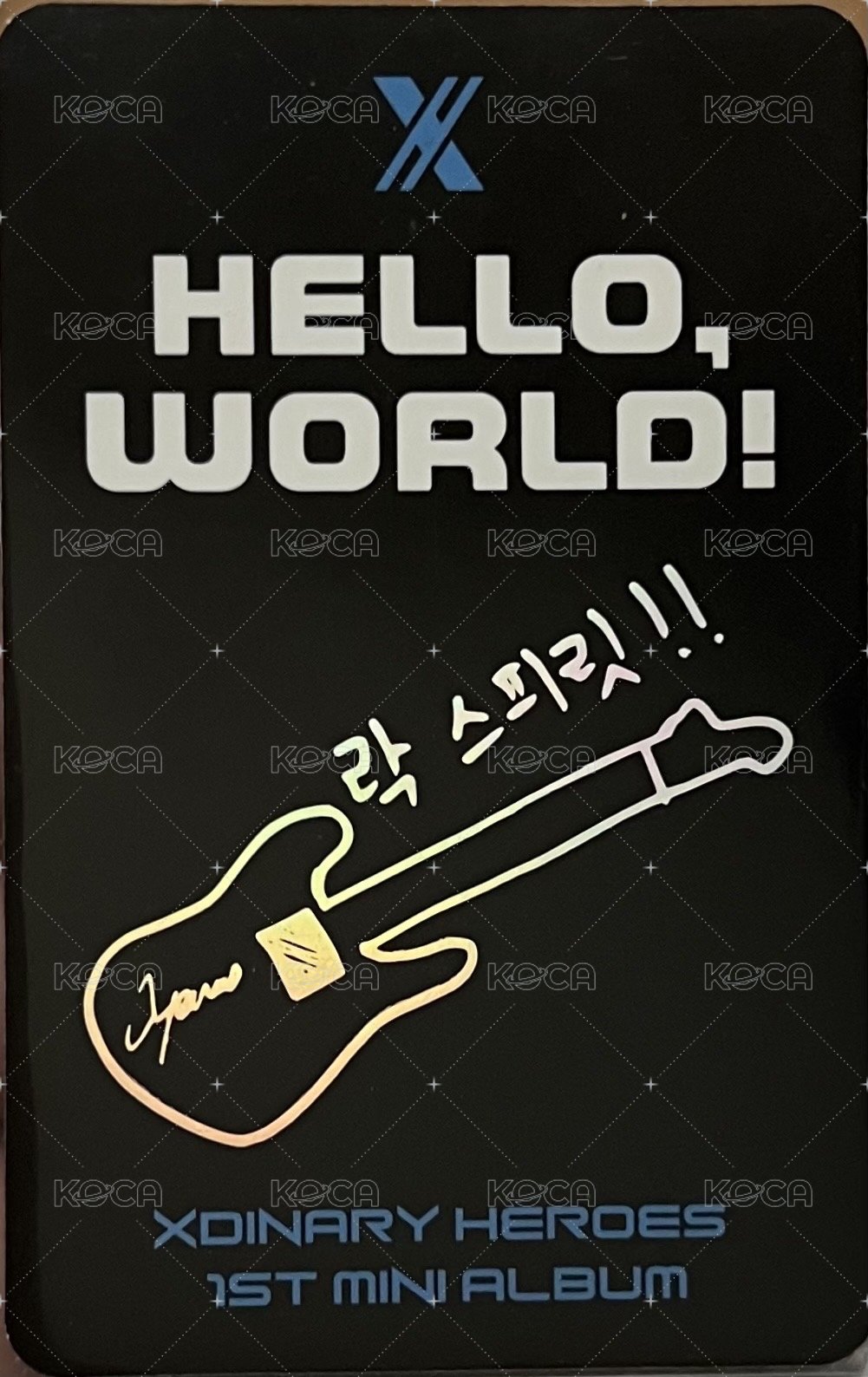 HELLO,WORLD! 專輯卡 Practice ver. 背面