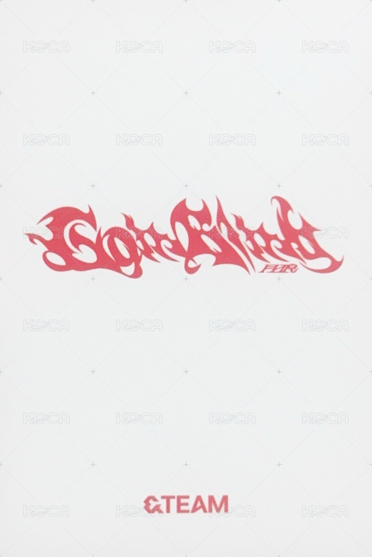 Go in Blind (月狼) yzy 2.0 簽售卡  背面