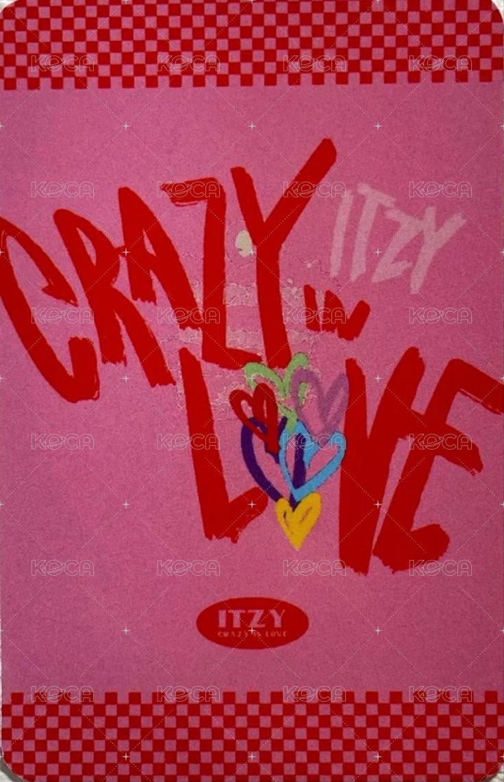 CRAZY IN LOVE wd 1.0 簽售卡  背面