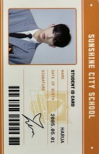 WE 專輯卡 學生證