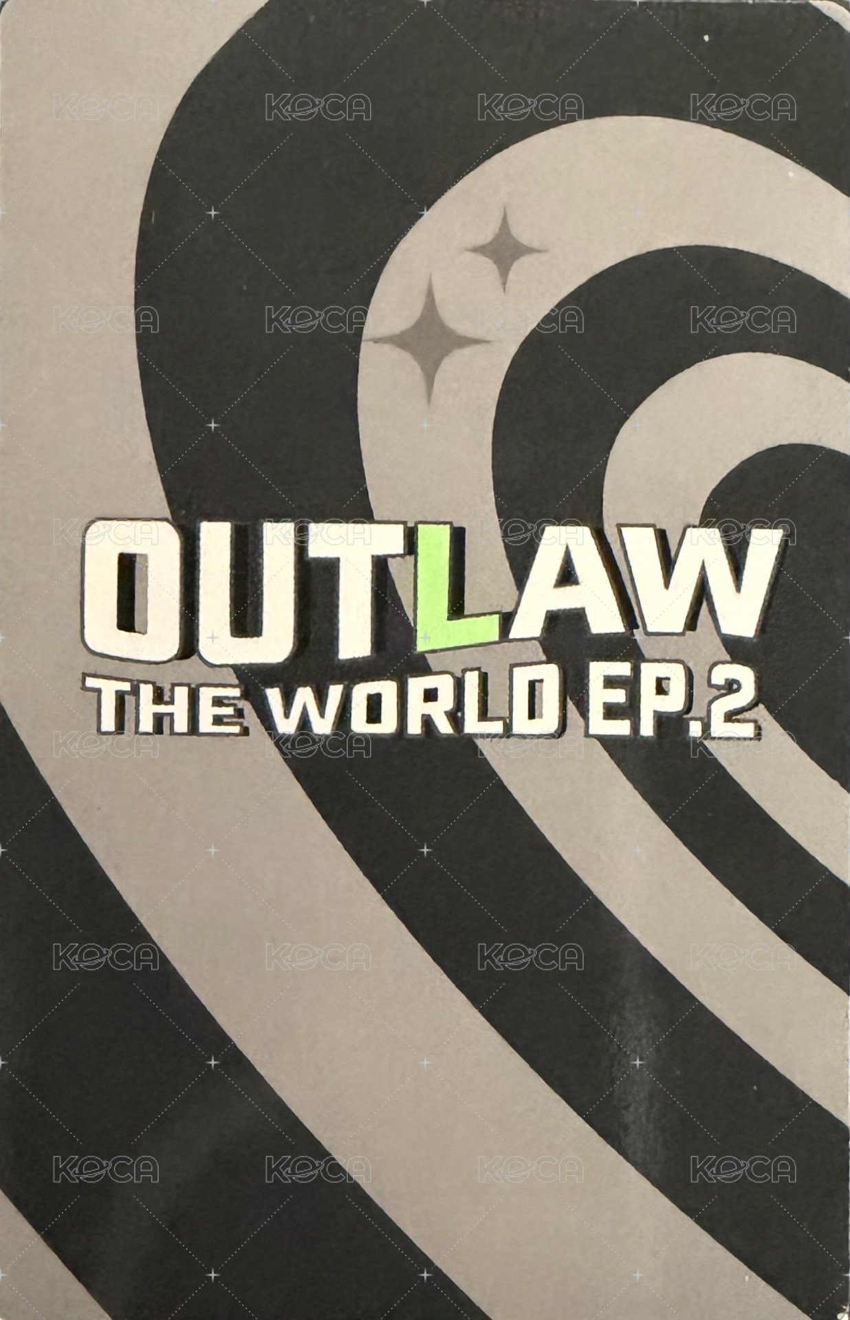 OUTLAW target 特典卡  背面