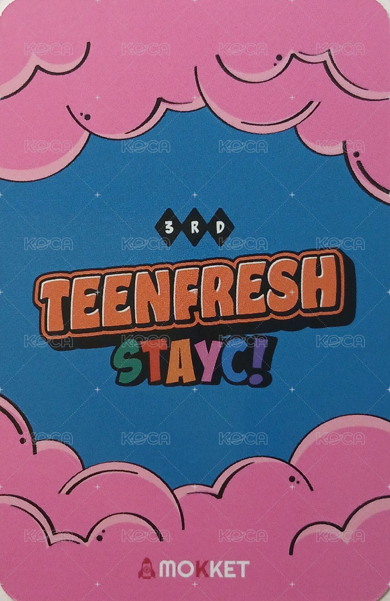 Bubble mokket 簽售卡 棒棒糖潤 背面