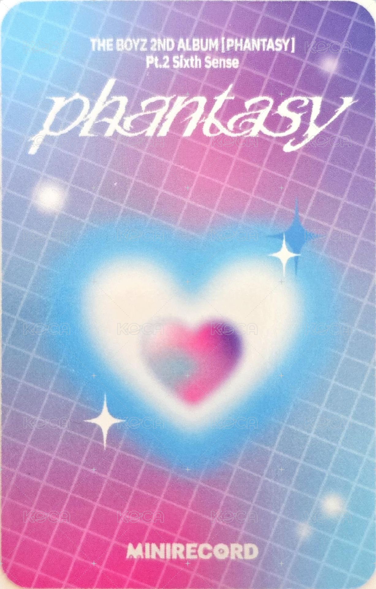 PHANTASY Pt.2 Sixth Sense MINIRECORD 1.0 幸運卡 못지나가요ver. 背面