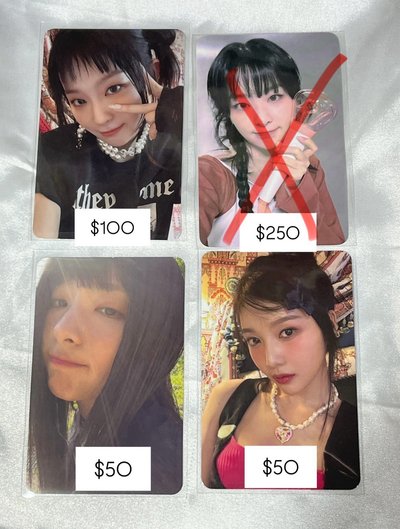 Red Velevt 年曆 隨機卡 電影卡 專卡 Fanmeeting Irene Seulgi Joy Yeri