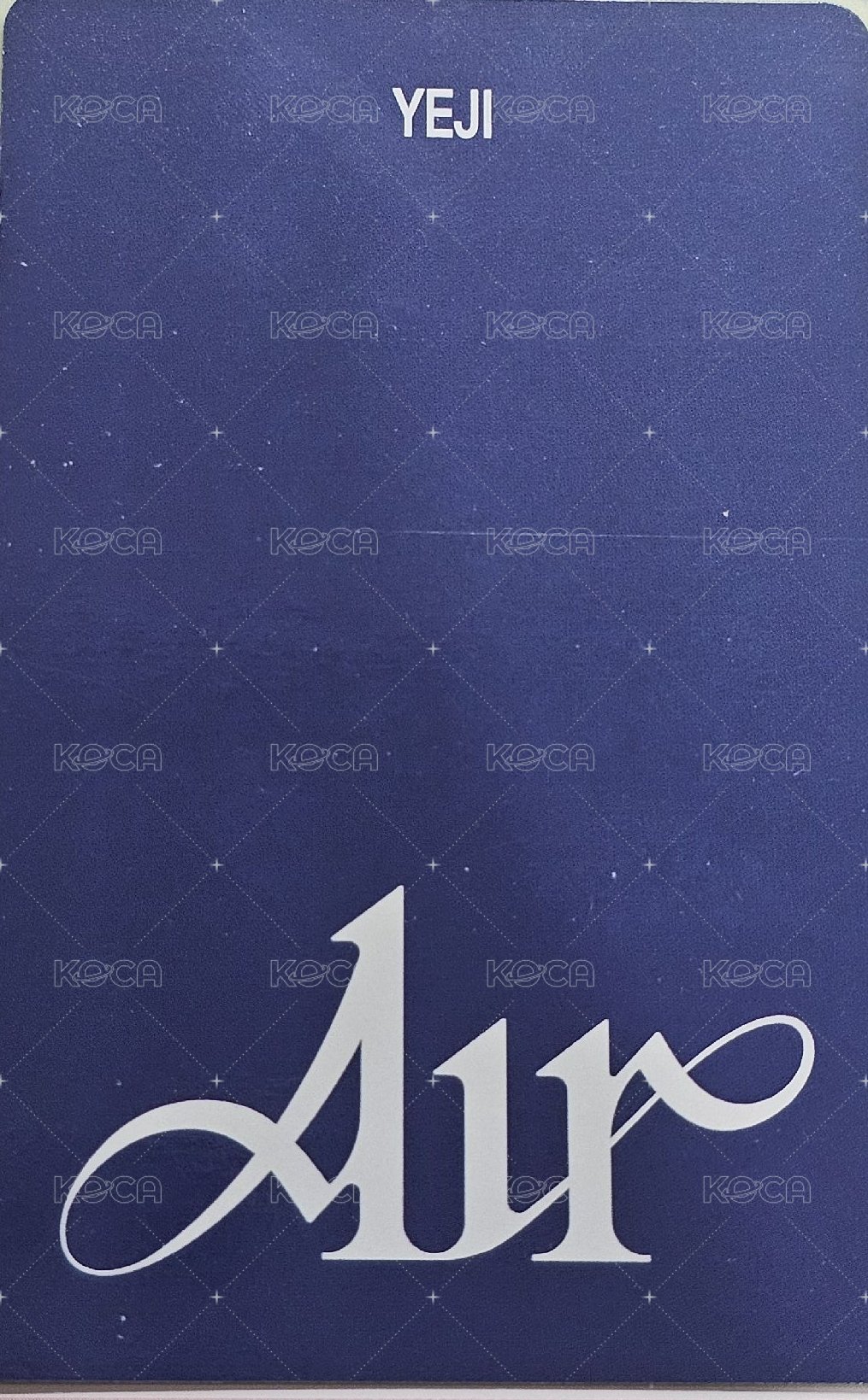 AIR 專輯卡 Poca album 電子專 B ver. 背面