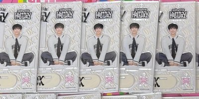 全新未拆holiday 周邊碩立牌 小扇