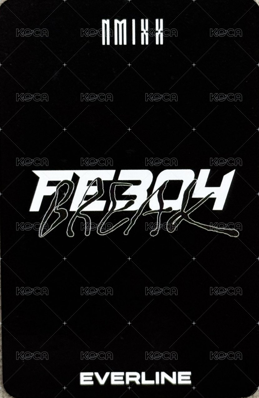 BREAK el 5.0 幸運卡  背面