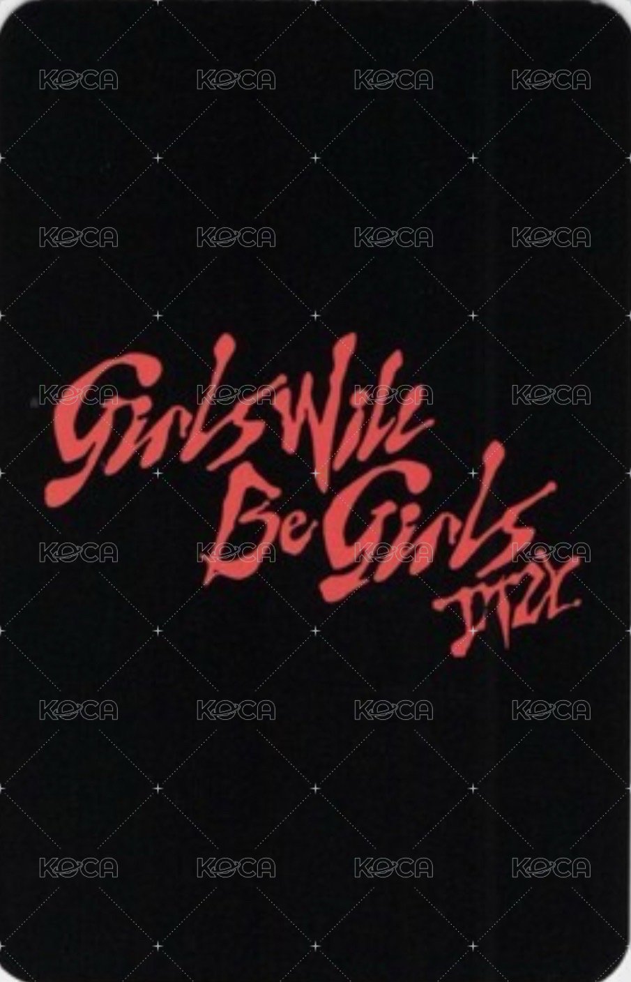 GWBG mk 預售 特典卡 花絮卡 背面