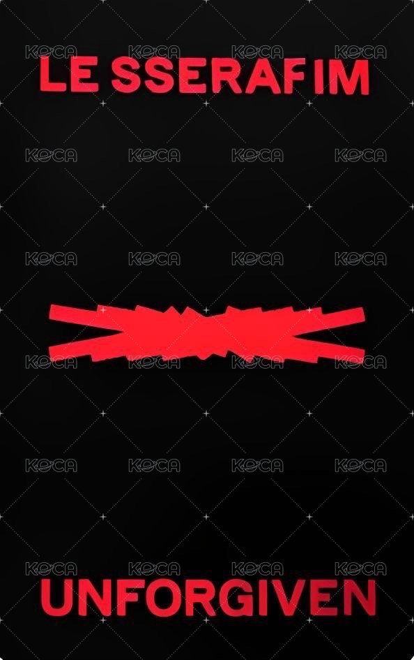UNFORGIVEN yes24 預售 特典卡  背面