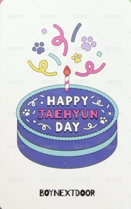 24生日 wvs 周邊卡 3 無辜 背面