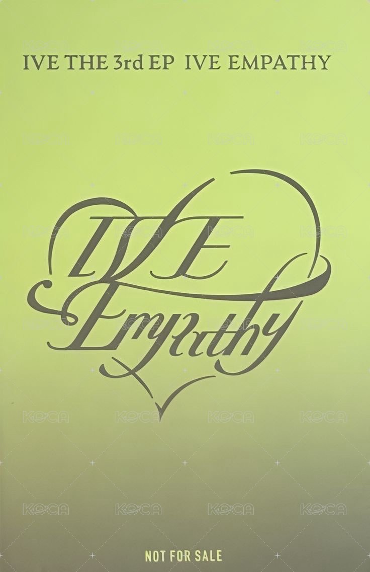 IVE EMPATHY 入場卡 / 場限卡 0329 東京限定 背面