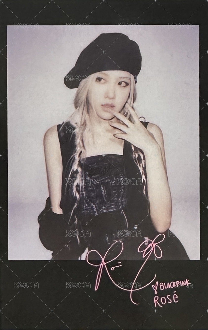 BORN PINK k4 團封 特典卡  正面