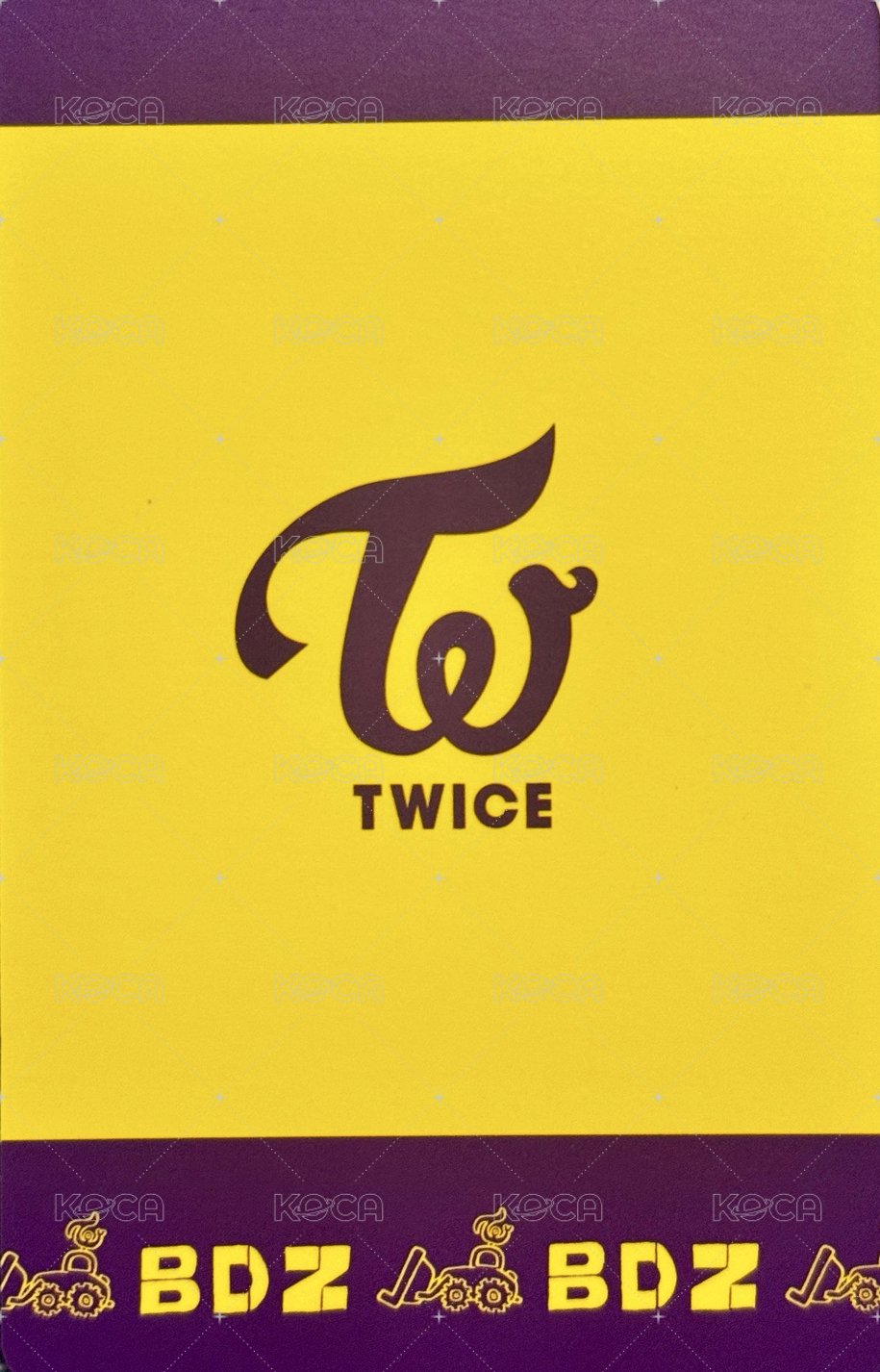 twice 1st arena tour 2018 bdz 周邊卡 BDZ小卡組 SANA 背面