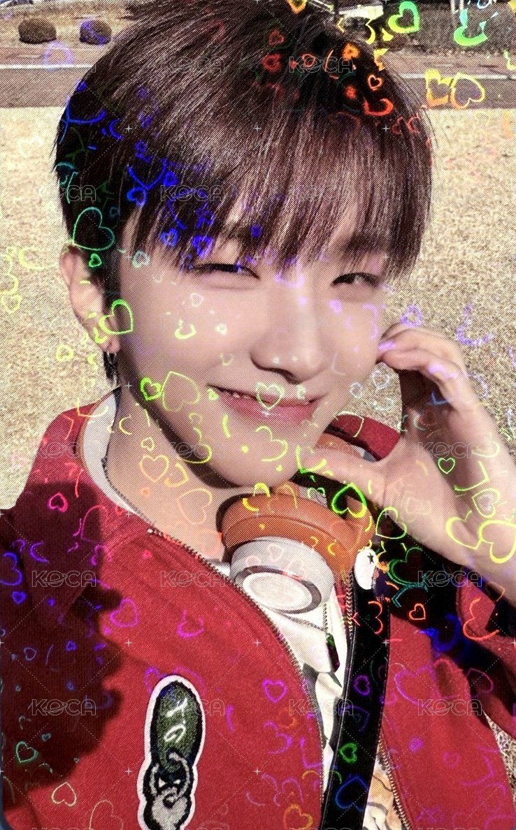 HOW? 日咖 單封 特典卡 愛心閃 6 正面