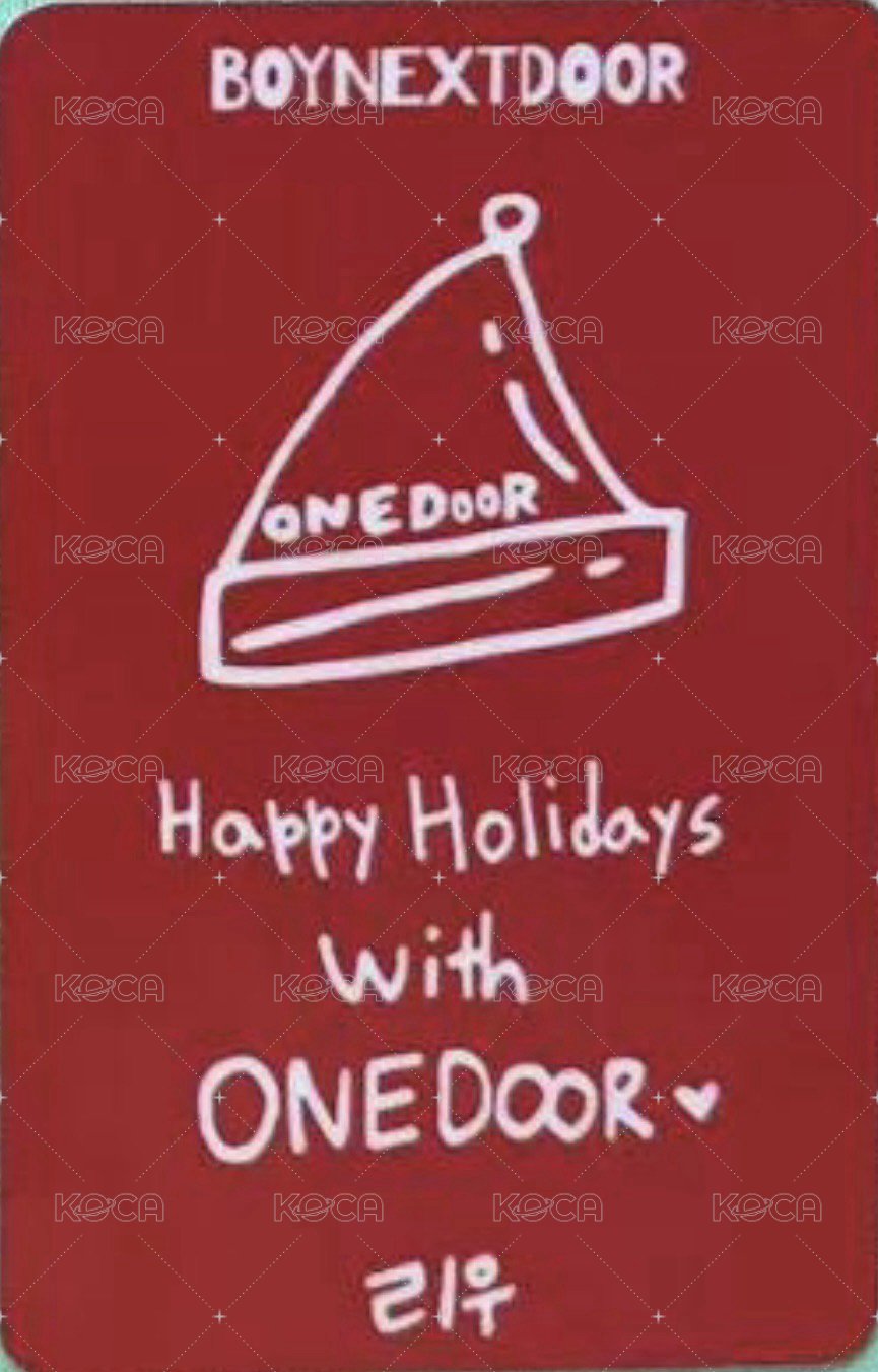 23歌謠大戰 入場卡 / 場限卡 聖誕公放卡 背面