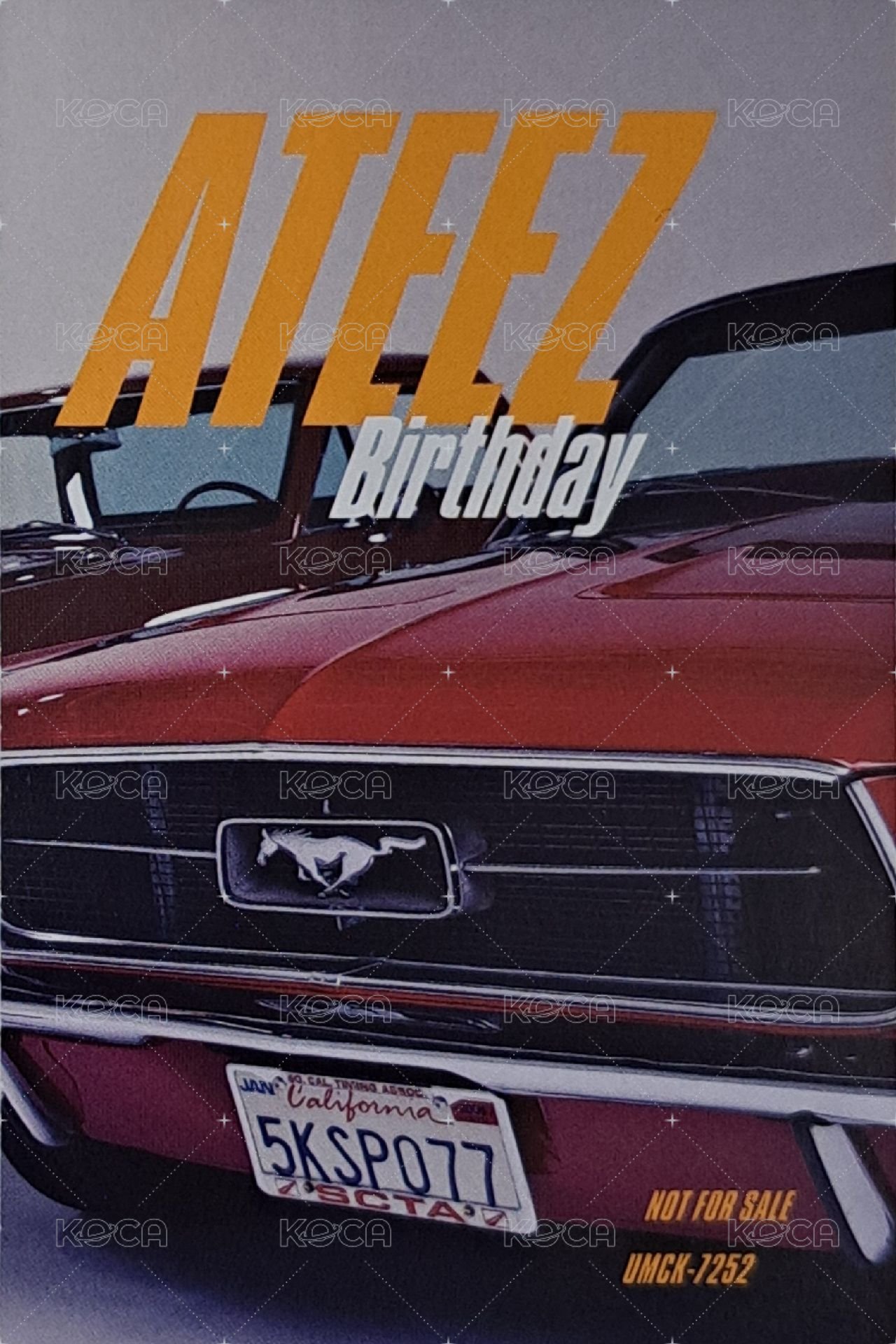 Birthday 專輯卡 Flash Price 背面