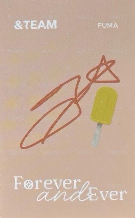 D社 隨機卡 A版 D’PARTMENT 背面