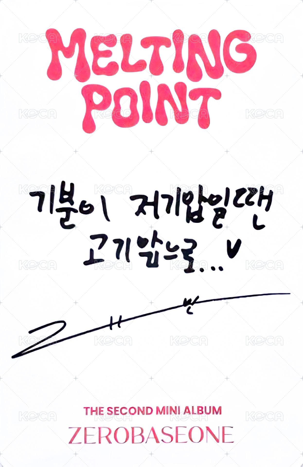 迷二 專輯卡 FAIRYTALE ver. 背面