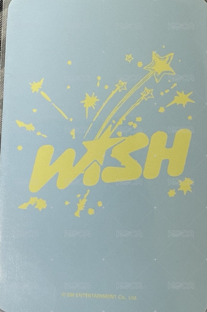 WISH sw 簽售卡  背面