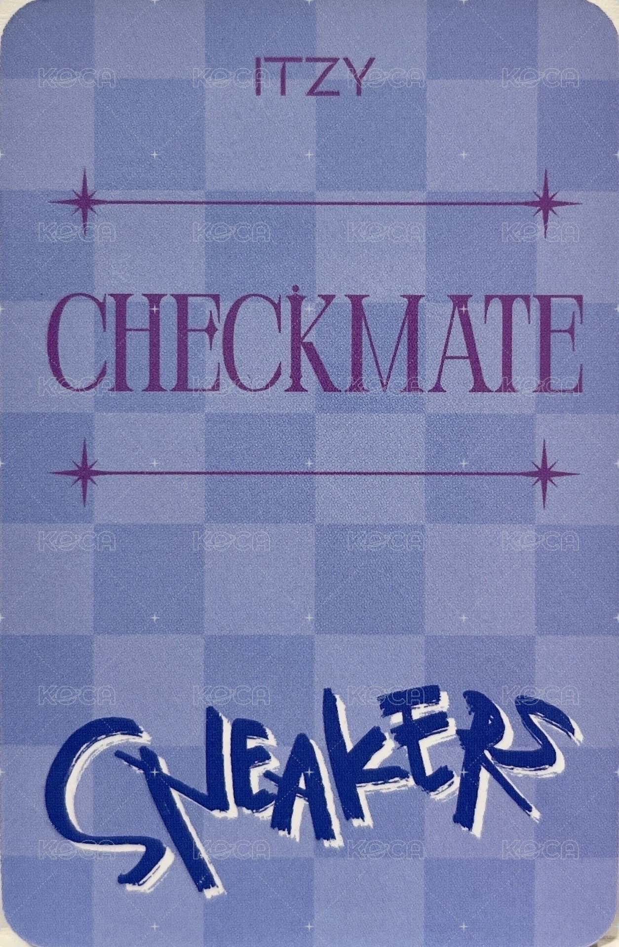 CHECKMATE sw 2.0 簽售卡  背面