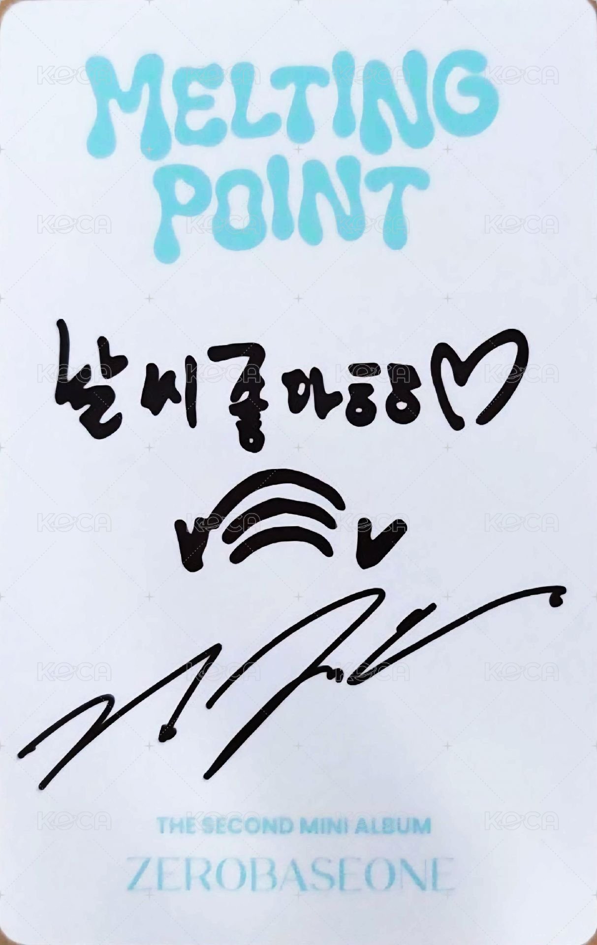 迷二 專輯卡 MYSTERY ver. 背面