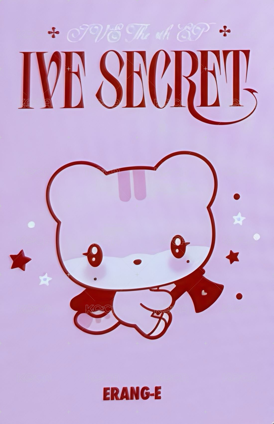 IVE SECRET 專輯卡 EVIL CUPID ver. 背面